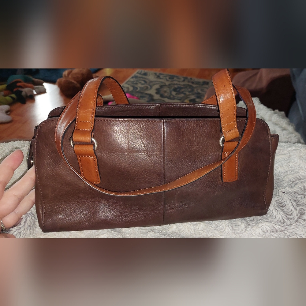 SOLD-Vintage Fossil purse shoulder bag - Picture 10 of 12